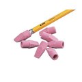 School Smart Pencil Tip Wedge Cap Erasers, Pink, Pack of 144 PK SS020754